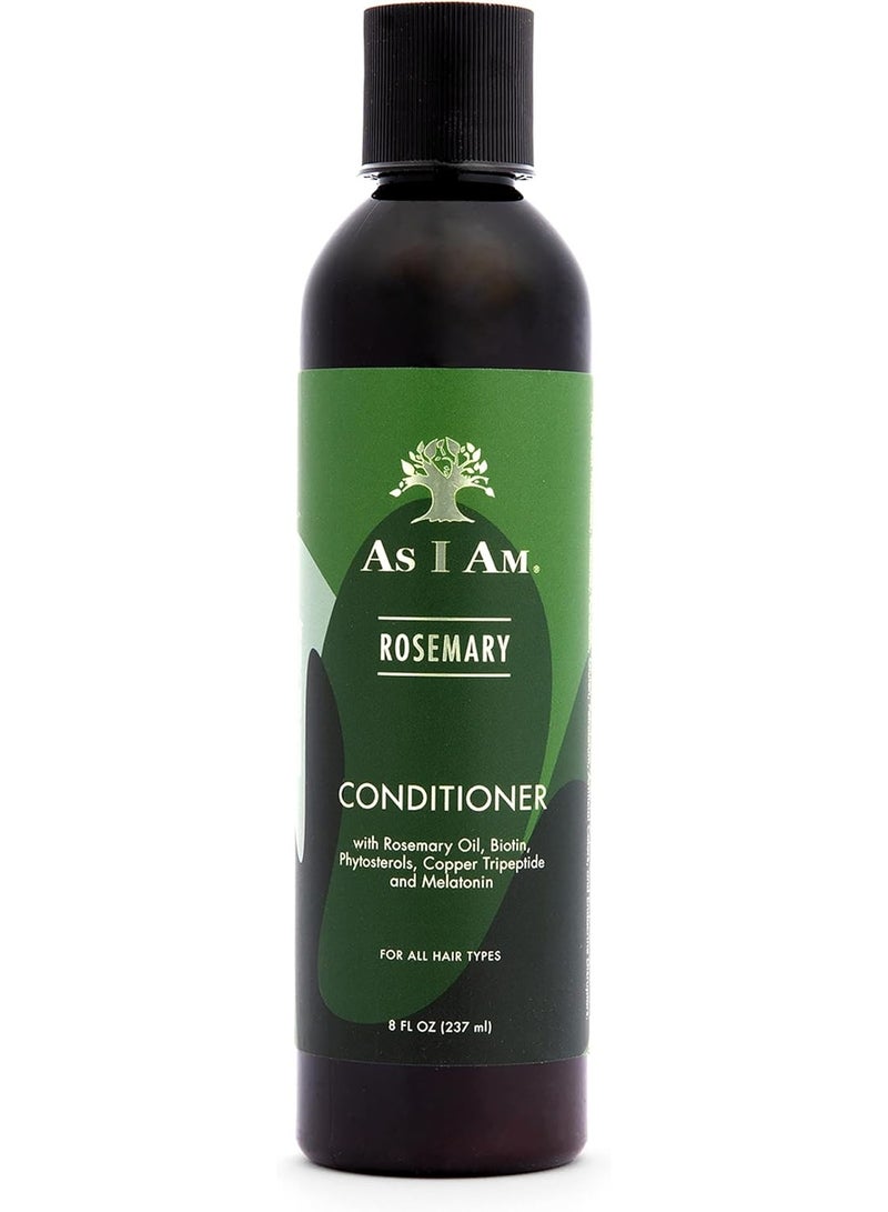 As I Am Rosemary Conditioner 8 oz - with Biotin & Saw Palmetto